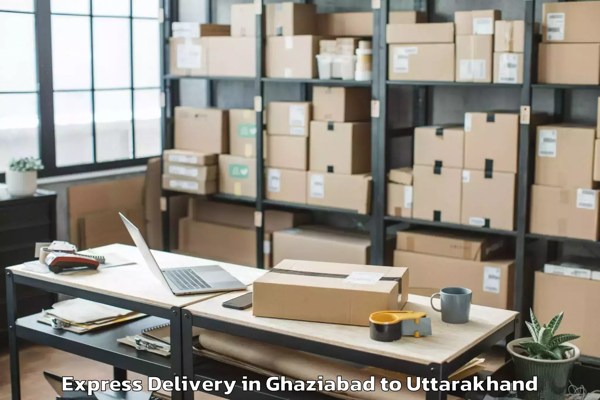 Get Ghaziabad to Kichha Express Delivery